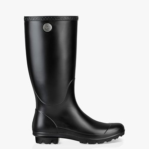 Ugg Shelby Matte Rain Women All-Weather Boots Black (1590QXCUM)